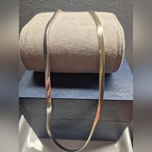 10k Reversible Yellow And White Gold Necklace